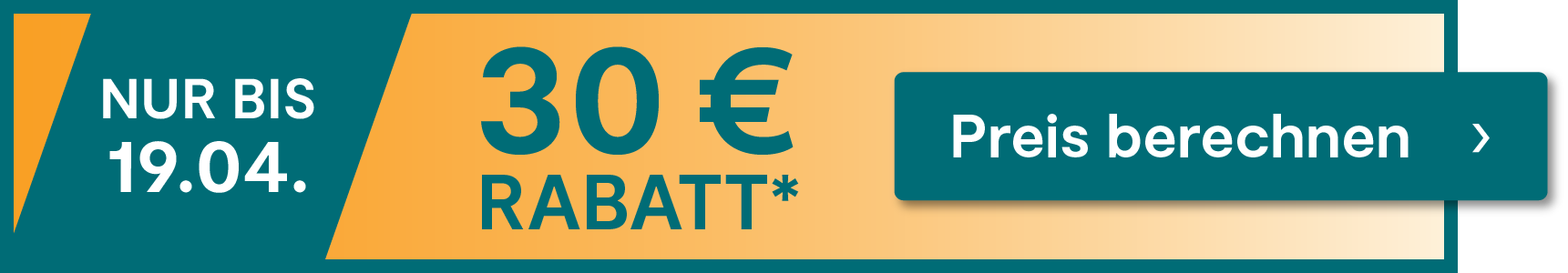 Nur noch bis zum 19.04.2026 beim Abschluss 30 € Rabatt sichern. Jetzt hier klicken.