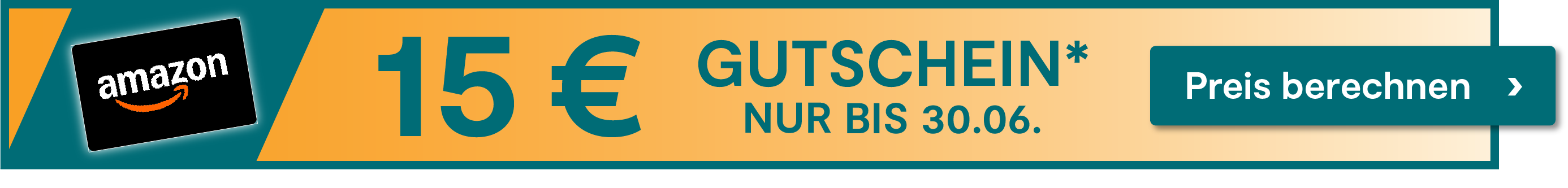 Nur noch bis zum 30.06.2026 beim Abschluss einer Versicherung einen 15 € Amazon.de Gutschein sichern. Jetzt hier klicken.