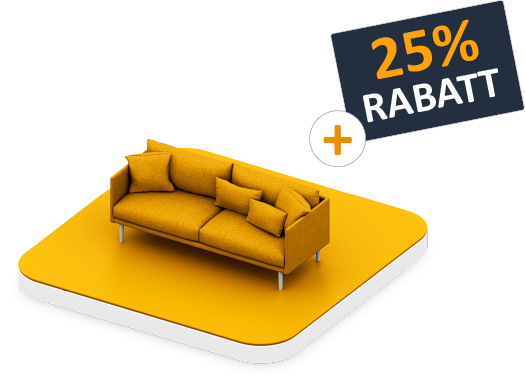 25 % Rabatt auf die Hausratversicherung