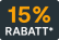 15 % Rabatt*