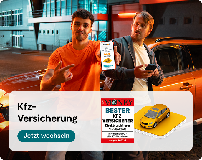 Jetzt günstige Kfz-Versicherung beim Besten Kfz-Versicherer (Focus Money Ausgabe 36/2025) abschließen!