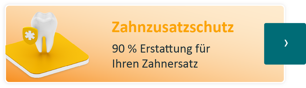 Zahnzusatzversicherung - 90% Erstattung für Ihren Zahnersatz